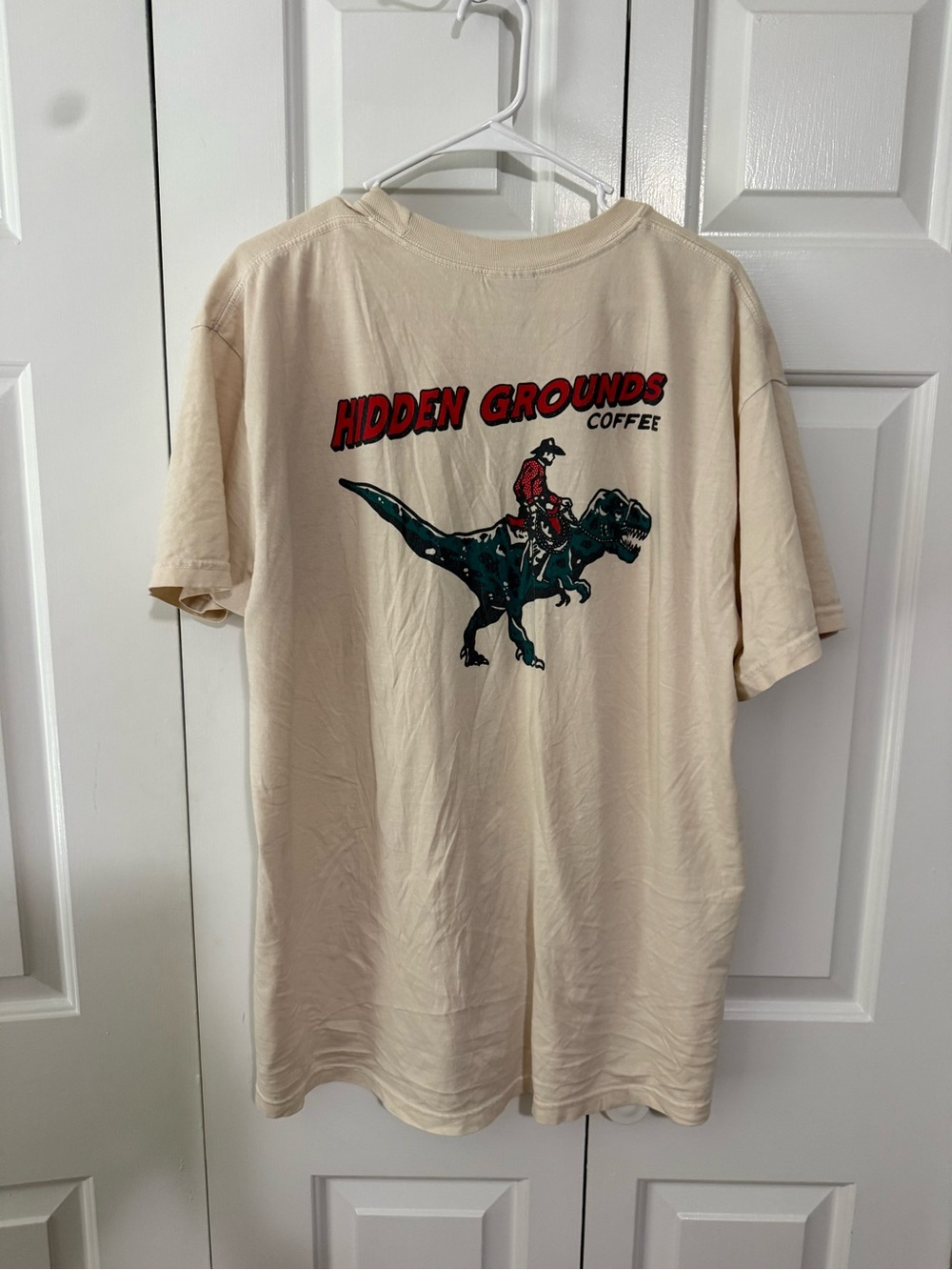 “Hidden Grounds” Cowboy limited edition dinosaur t shirt - Picture 2 of 8